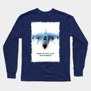 Fighter Jet Born P13 Long Sleeve T-Shirt